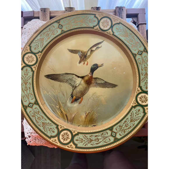 Baret Ware Mallards Gold Teal Serveware Tray One Size - Picture 4 of 4